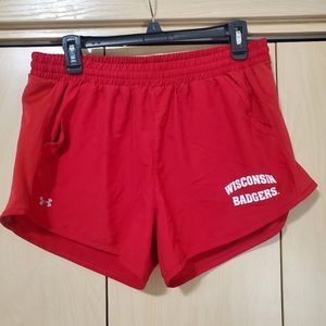 Under Armour Wisconsin Badgers athletic shorts